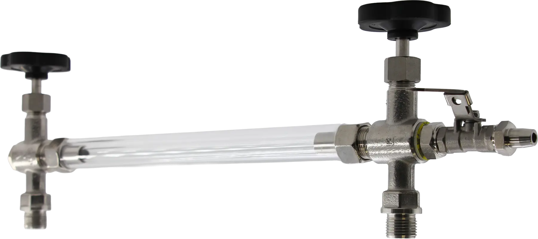 Vanalı Sıvı Seviye Göstergesi Tip 460 - Paslanmaz Flanşlı Gözetleme Camı (MG-460) - METALGÖZ