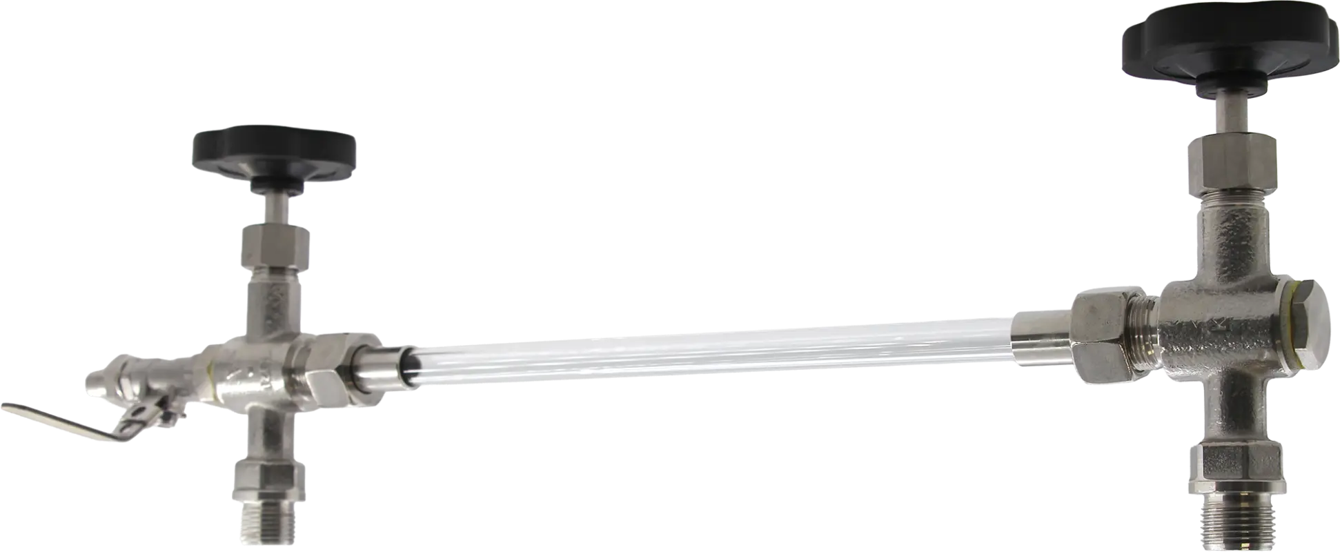 Vanalı Sıvı Seviye Göstergesi Tip 460 - Paslanmaz Flanşlı Gözetleme Camı (MG-460) - METALGÖZ