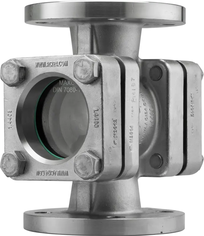 Akış Gözetleme Camı Tip 550 PN 10/40 - DIN 11869 (eski DIN 3237) - METALGÖZ