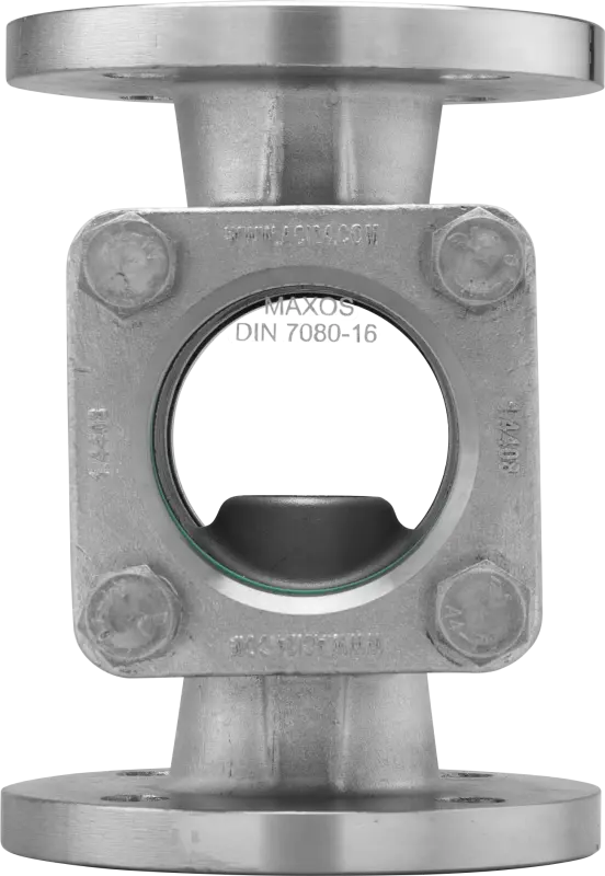 Akış Gözetleme Camı Tip 550A Class 150/300 lbs - Paslanmaz Flanşlı Gözetleme Camı (MG-550A) - METALGÖZ