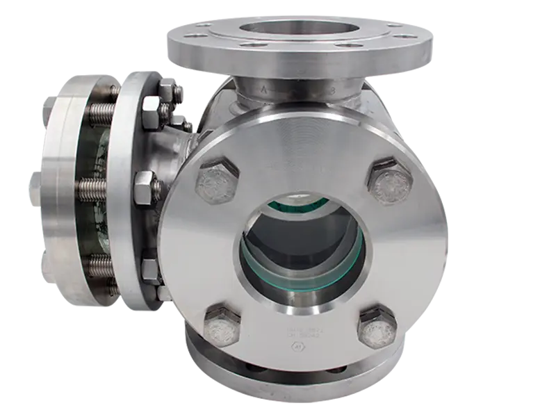 Akış Gözetleme Camı Tip 591 PN 16/400 - Paslanmaz Flanşlı Gözetleme Camı (MG-591) - METALGÖZ