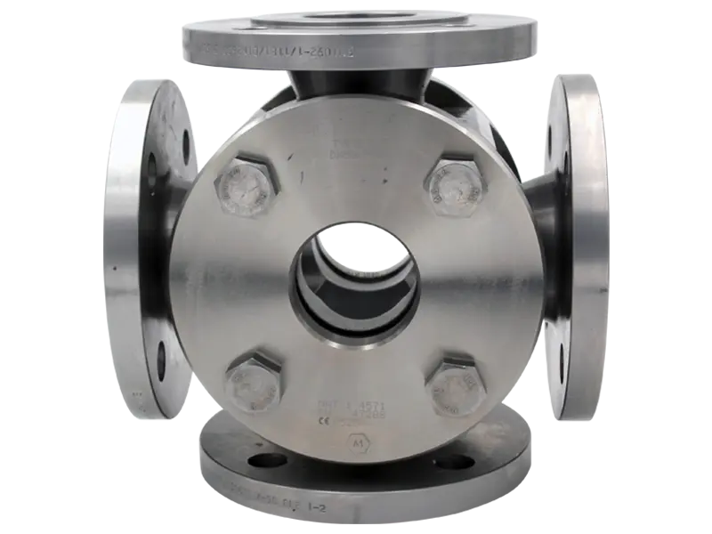 Akış Gözetleme Camı Tip 595 PN 16/400 - Paslanmaz Flanşlı Gözetleme Camı (MG-595) - METALGÖZ