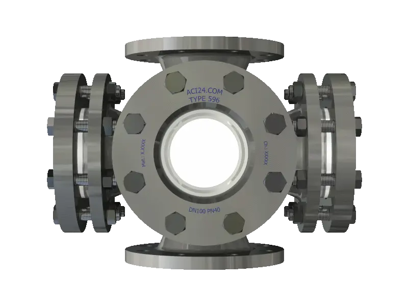 Akış Gözetleme Camı Tip 596 PN 16/400 - METALGÖZ